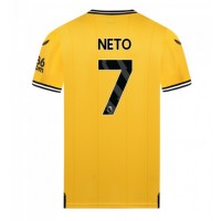 Wolves Pedro Neto #7 Replika Hemmatröja 2023-24 Kortärmad